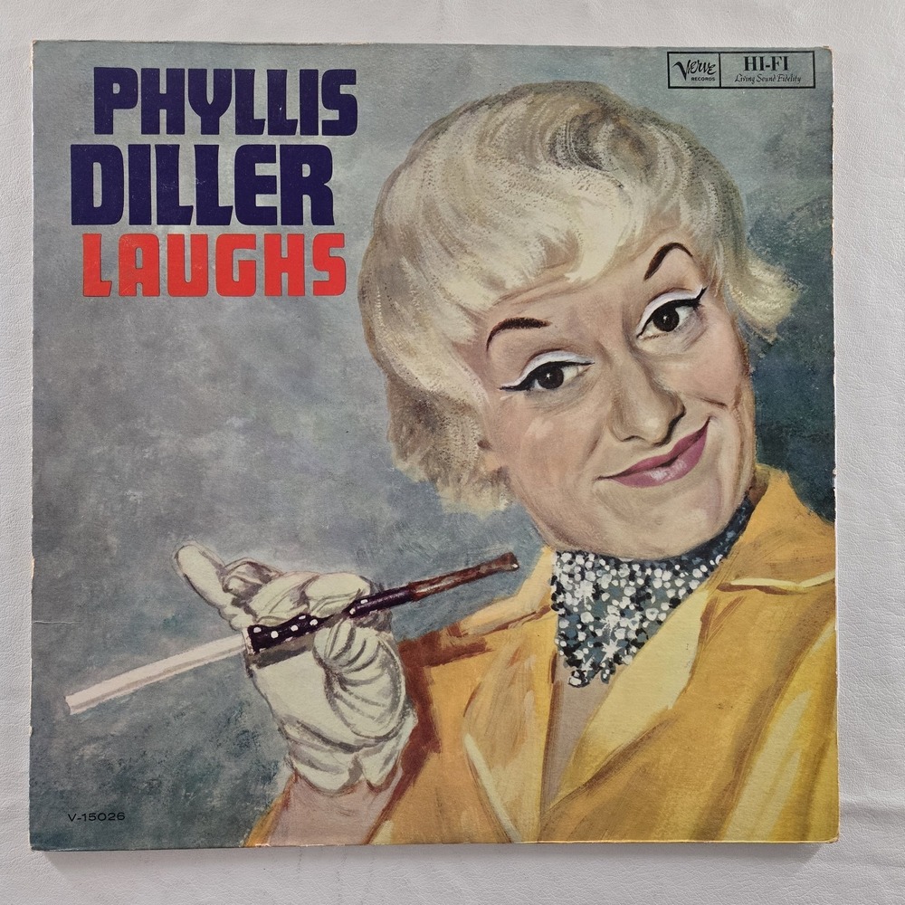 Phyllis Diller Laughs Vinyl LP Record Album V-15026 VG Tested 60's Comedy